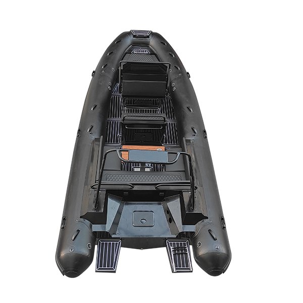 6.4m Rib 640 Luxury Fishing Boat for Sale Inflatable Boat Hypalon High Speed Aluminum Rib Boat